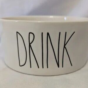 Brand New Rae Dunn 6" Drink Pet Bowl